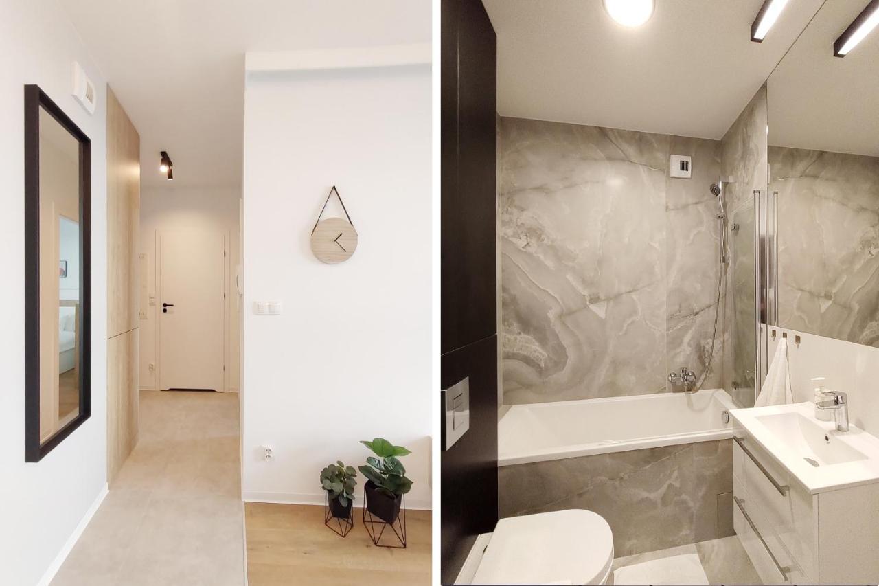 Elegant 3City Apartment With Parking In Gdansk By Noclegi Renters מראה חיצוני תמונה